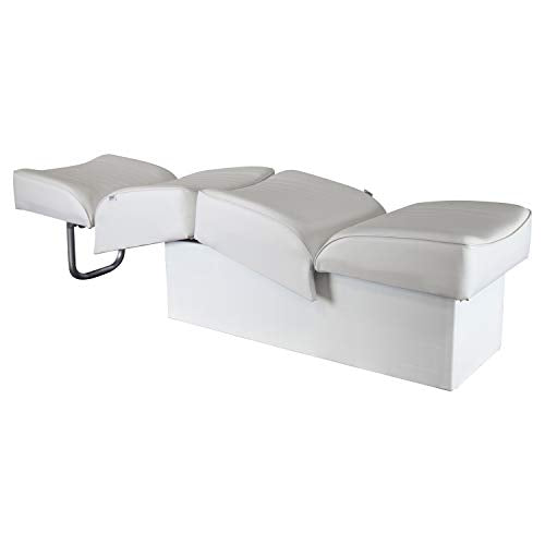 Grey Navy Lounge Seat and Mid-Back Fishing Boat Seat E11523