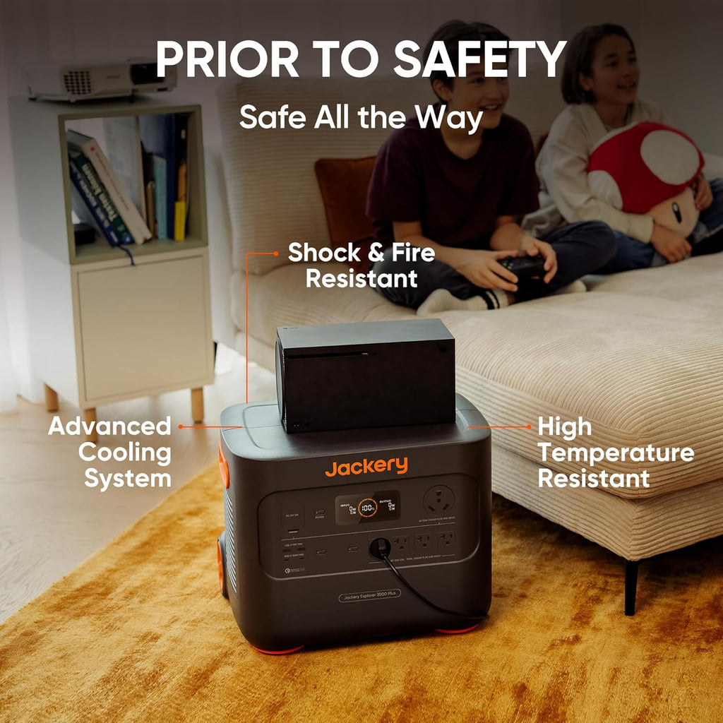 2042Wh Portable Power Station Solar Generator I685028