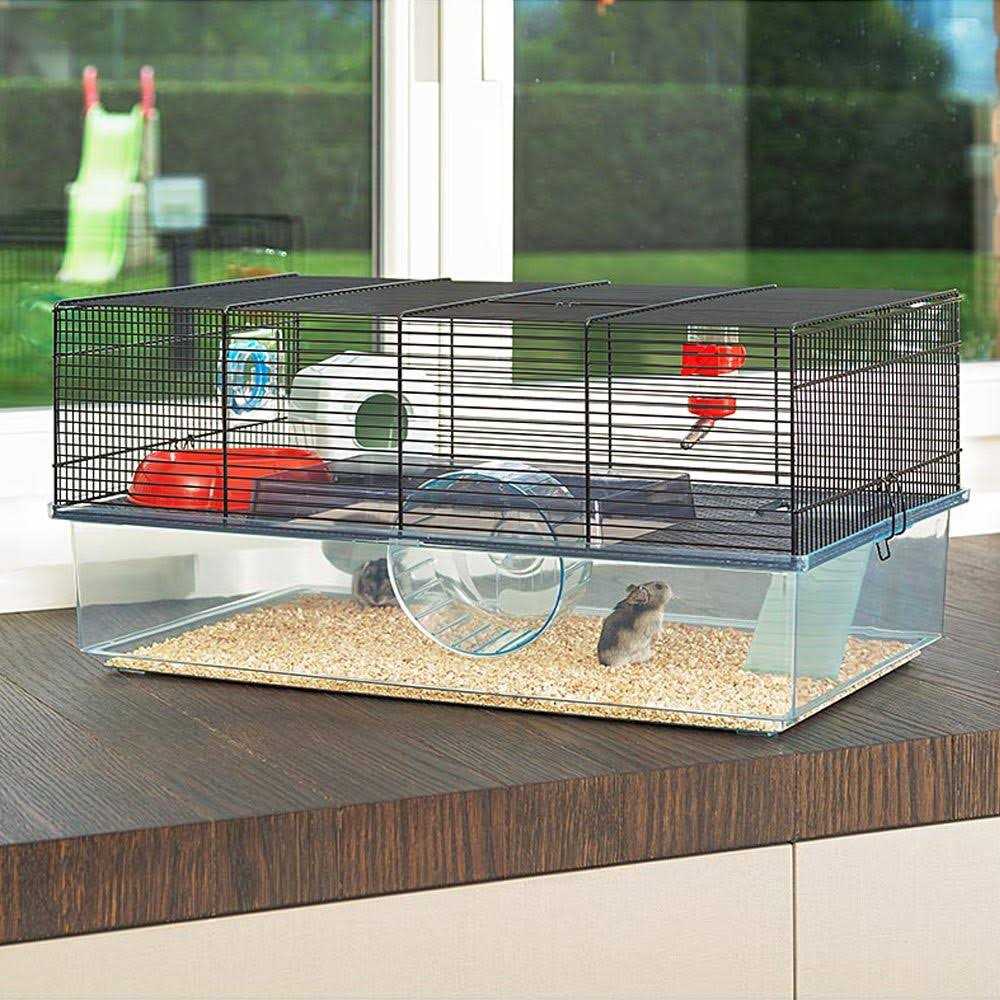 Large Hamster Cage with Water Bottle Z4889