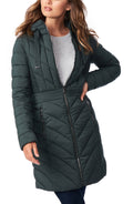 Dark Moss Hooded Packable Puffer Coat M91575