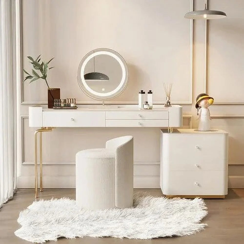 Modern Minimalist Wooden Vanity Table O389638