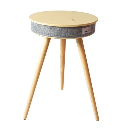 Smart End Table with Charging Station and Bluetooth Speaker G91242