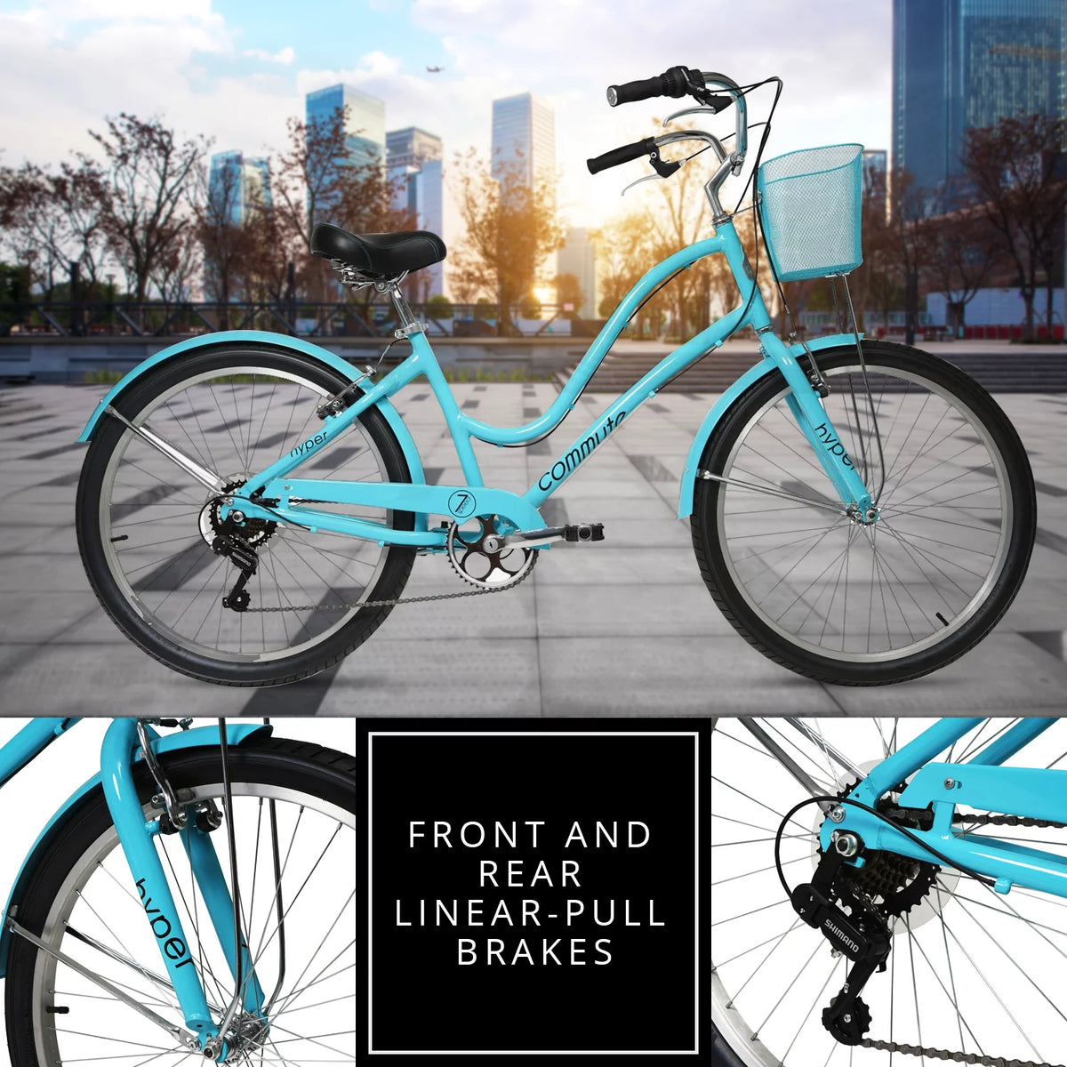 26 Woman's Commute Bike with Basket Z168223