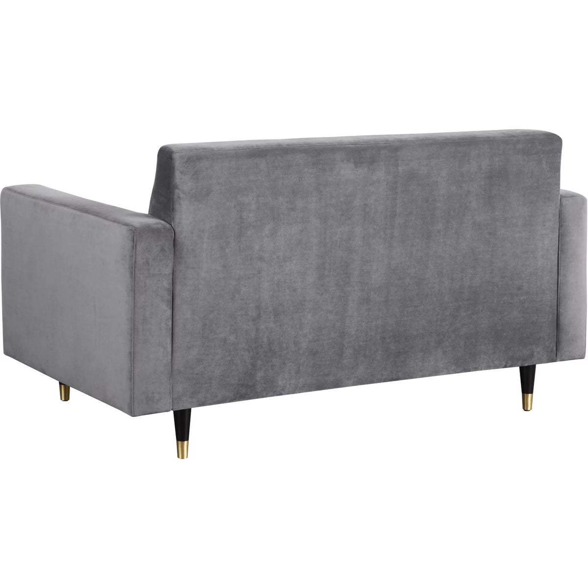 Gray Velvet Loveseat W60274