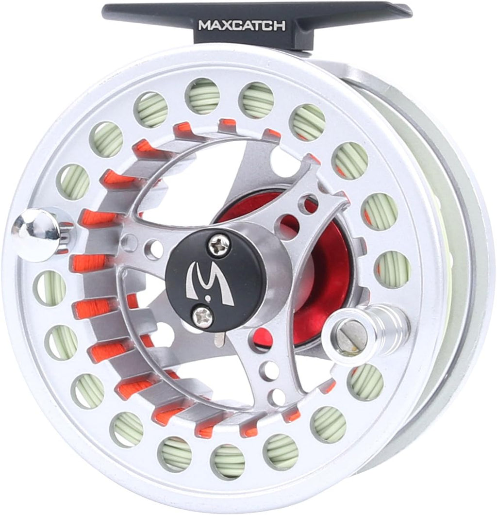 Large Arbor Fly Fishing Reel and Pre-Loaded Fly Reel with Line Combo J964