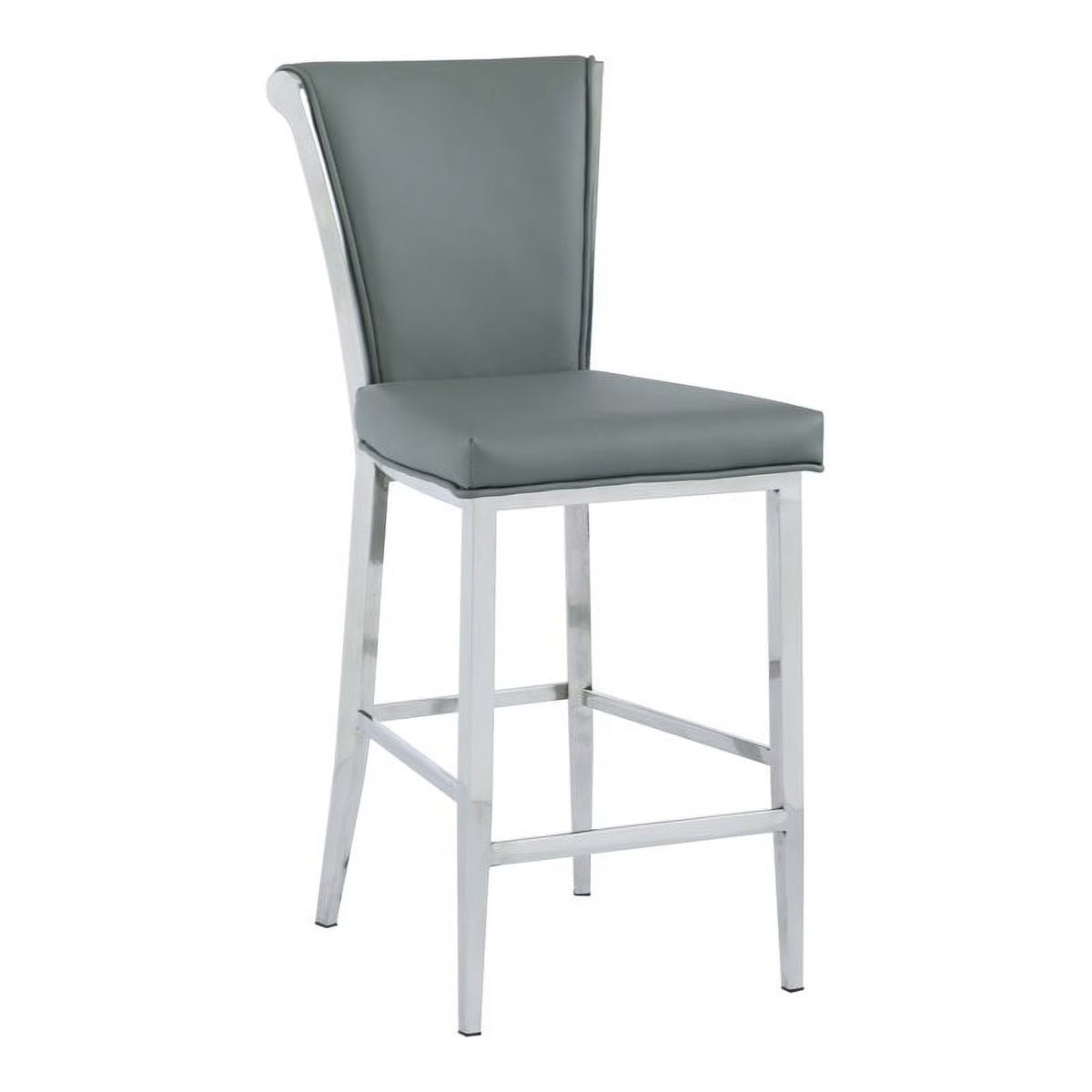 Gray Metal Counter Stool M79039