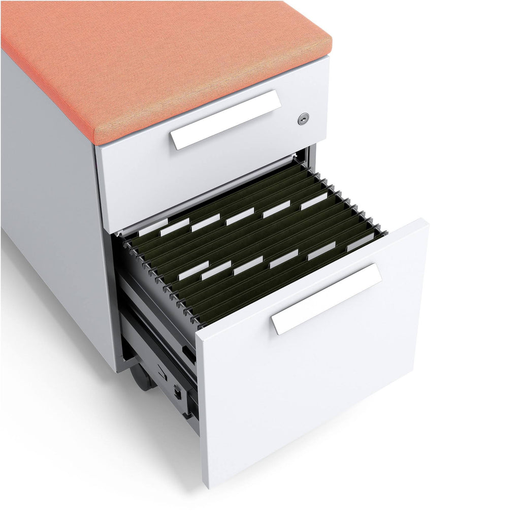 Salmon 2-Drawer Mobile Pedestal U668405