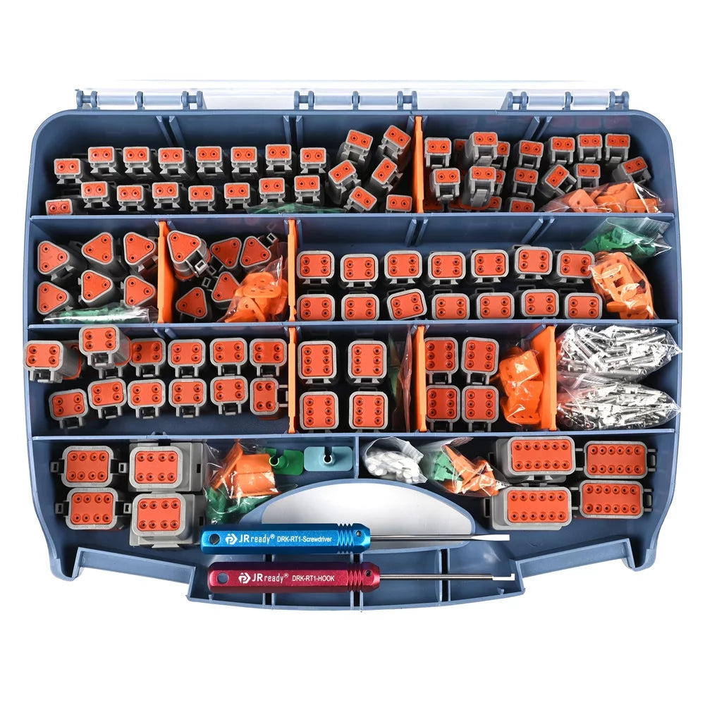 Gray Automotive Electrical Connector Kit, 604PCS N5919