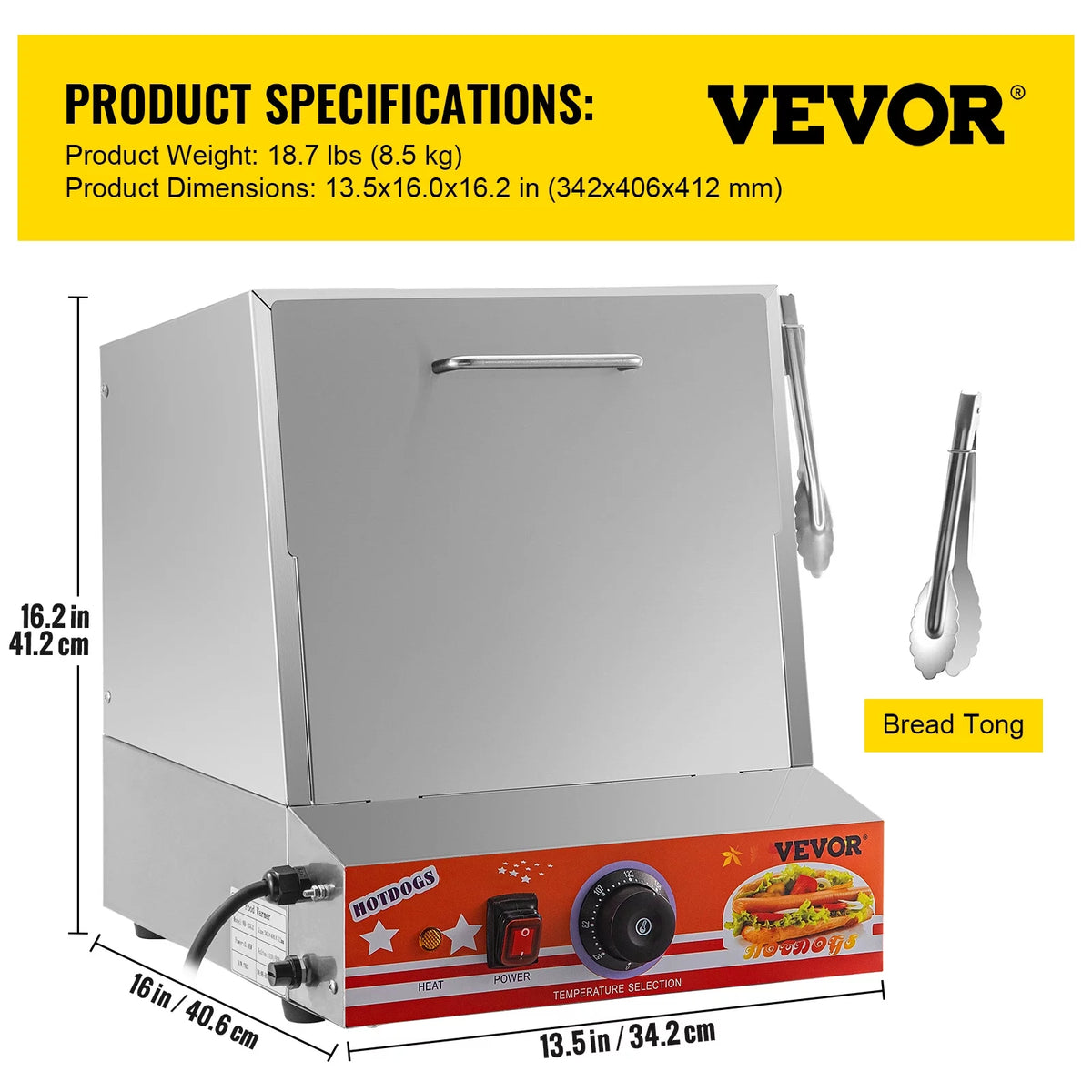 36L Stainless Steel Hot Dog Steamer O43049