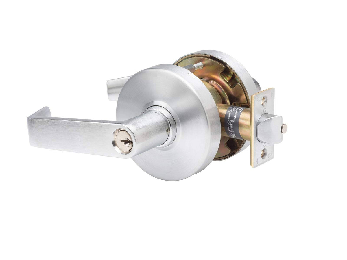 Heavy Duty Grade 1 Commercial Cylindrical Lever, Brushed Chrome Y24586