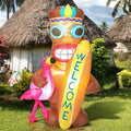 6ft Inflatable Dinosaur with LED J2816