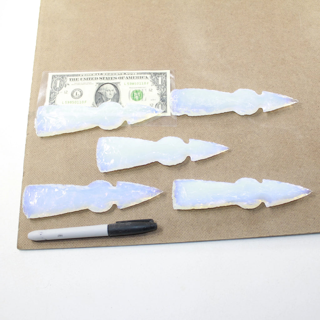 Opalite Ornamental Tomahawk Heads Q411