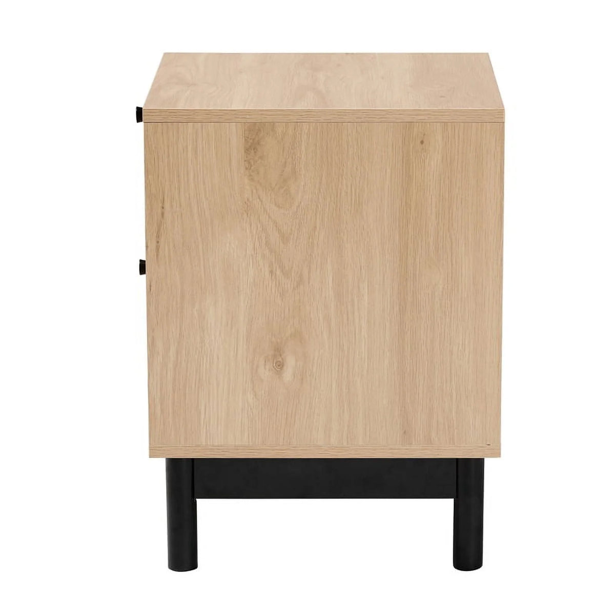 2-Drawer Mid-Century Wood End Table K599