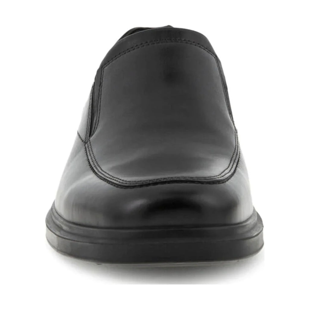 Black Leather Slip-on K519