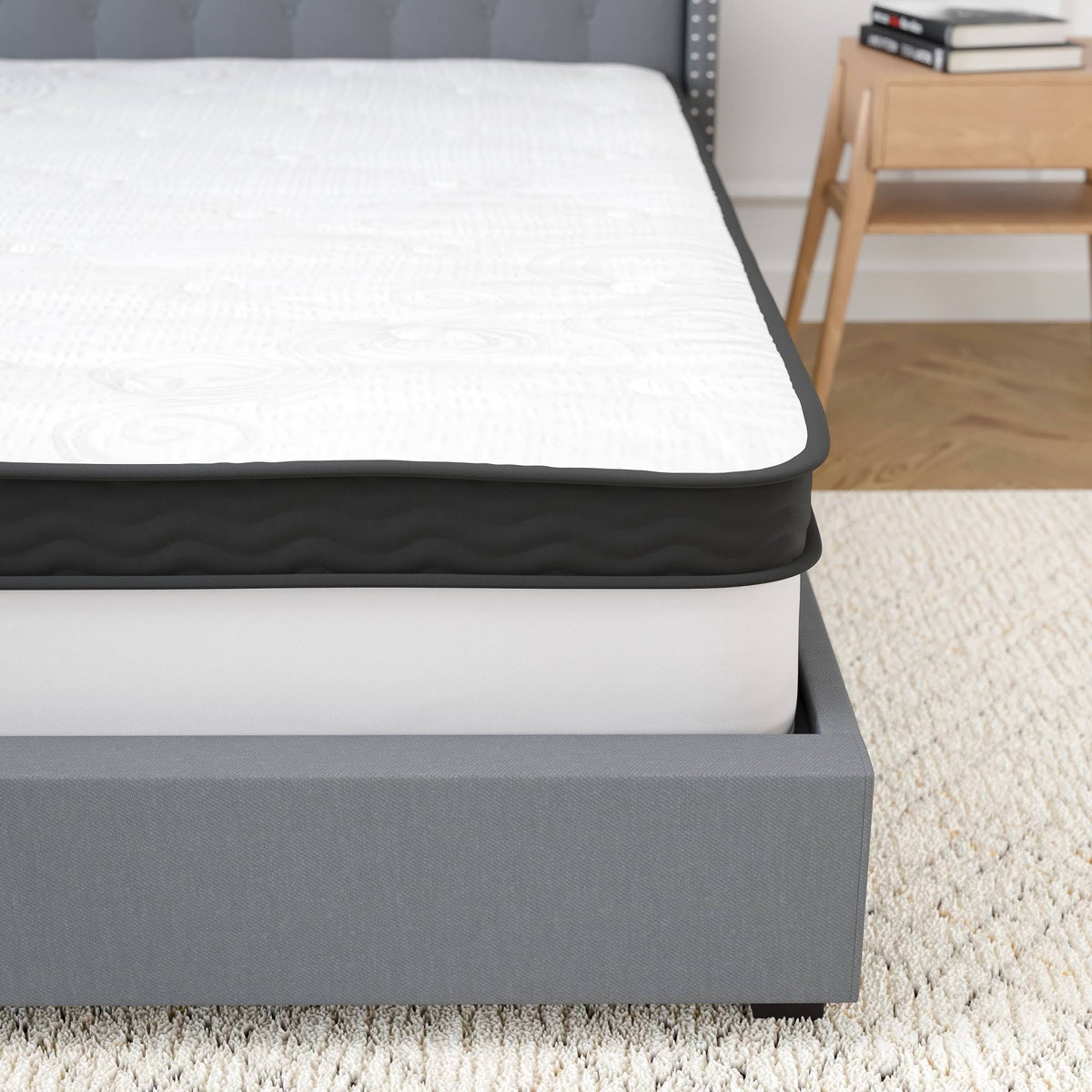 12 inch Twin Hybrid Pocket Spring Memory Foam Mattress A715