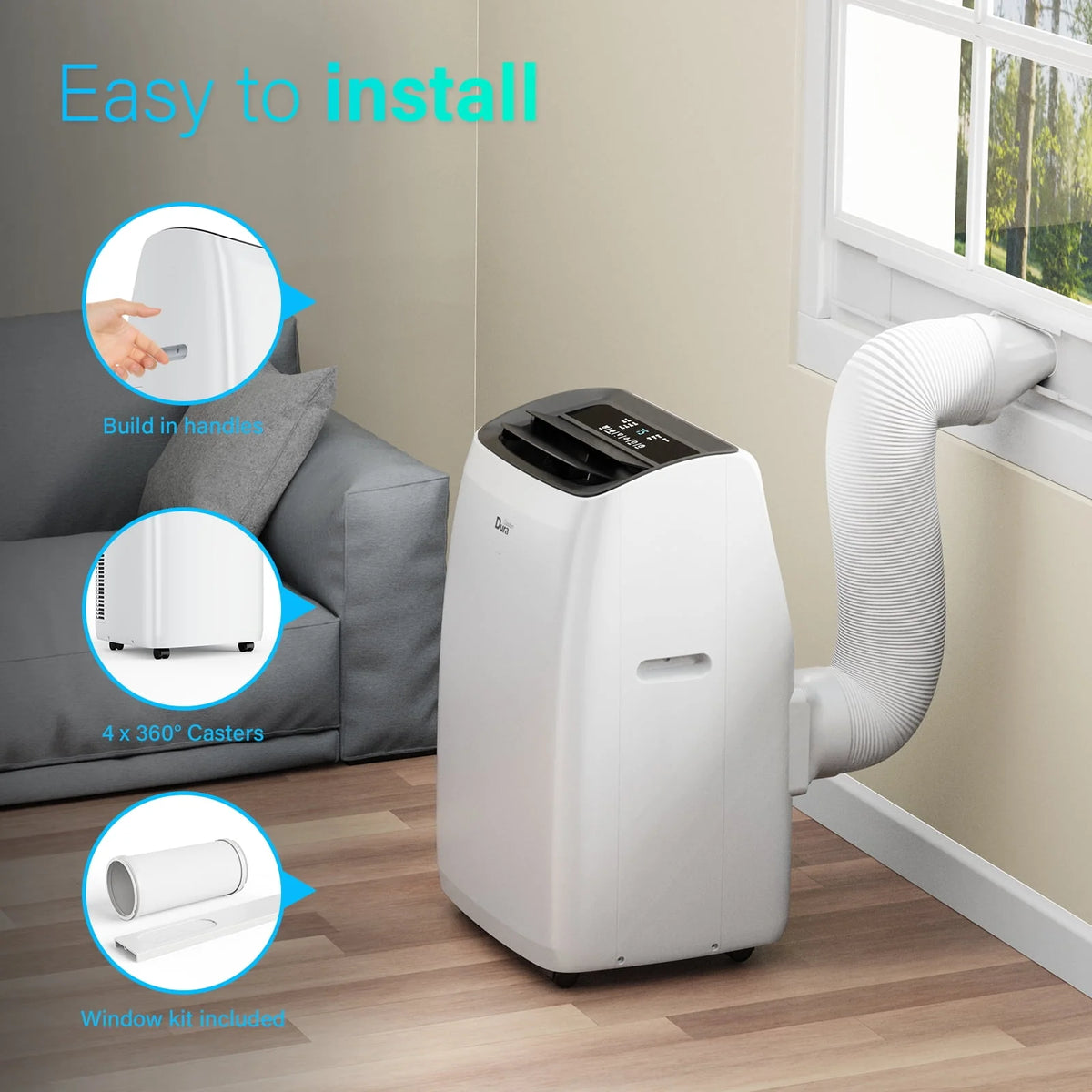 10200 BTU Portable Air Conditioner with Dehumidifier and Fan N156232