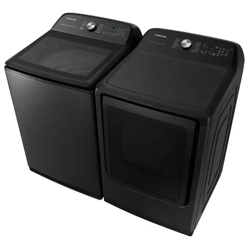 7.4 cu. ft. Vented Gas Dryer with Steam Sanitize in Brushed Black R648
