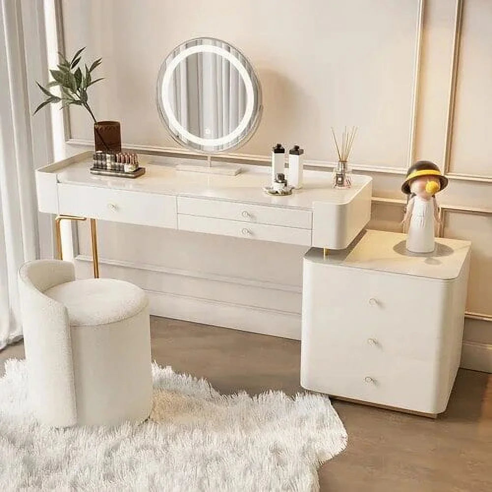 Modern Minimalist Wooden Vanity Table O389638