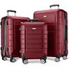 3 Piece Expandable ABS Hardshell Spinner Luggage Set T970267