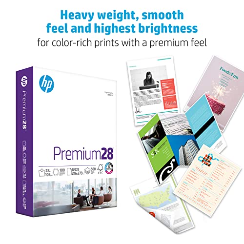 8.5 x 11 Paper 32 lb 500 Sheets 100 Bright D23148