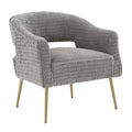 Grey Velvet Accent Chair R9075