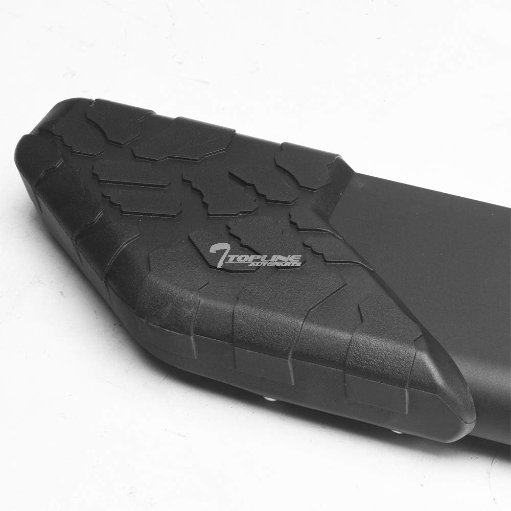 Matte Black Aluminum Side Step Rail Running Boards V2553