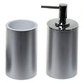 Silver Bathroom Accessory Set Y6992