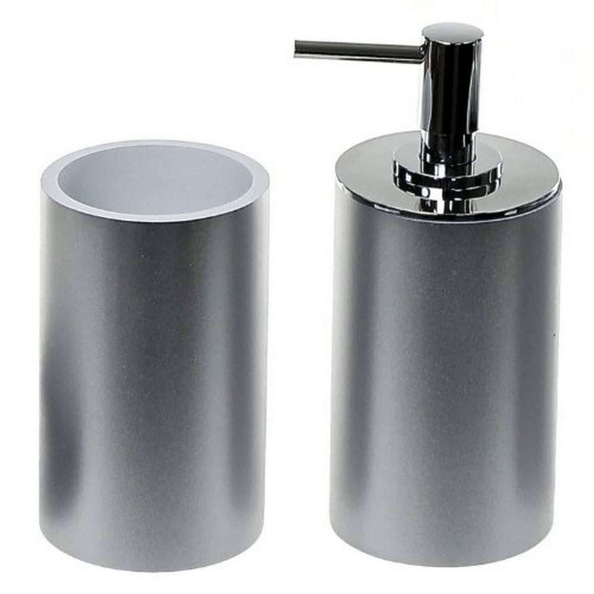 Silver Bathroom Accessory Set Y6992