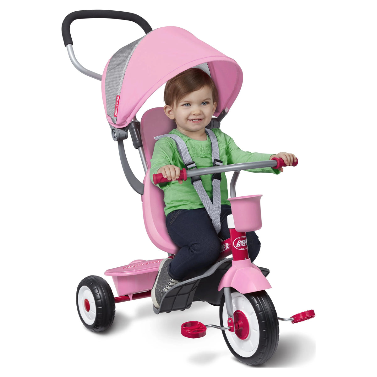 4-in-1 Pink Trike E6182
