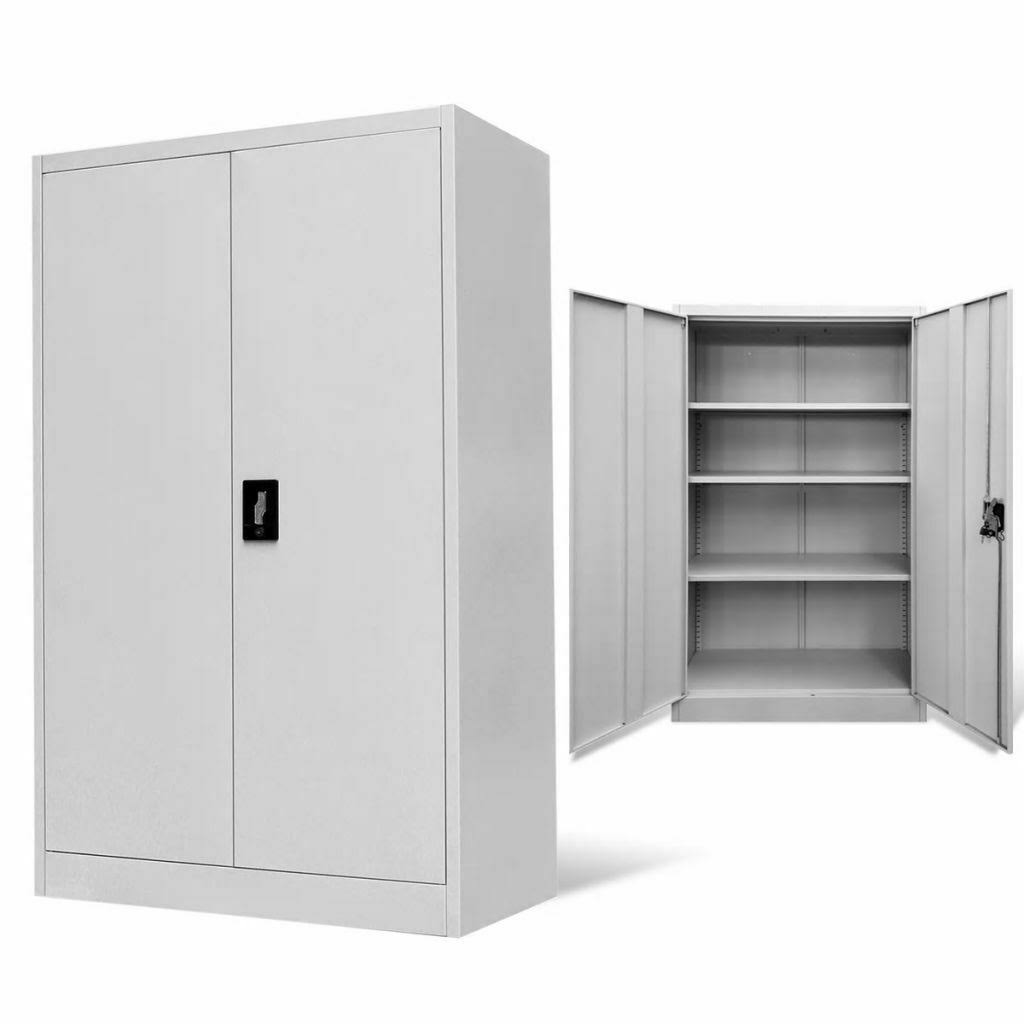 Steel Gray Office Cabinet X95013