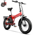 20" Fat Tire 1000W Folding Electric Bike with 48V 20.8AH Removable Battery V66092