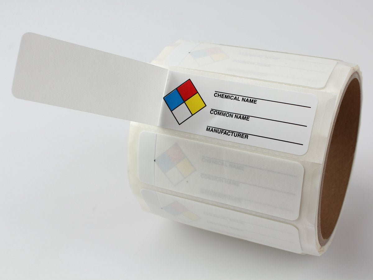 NFPA Self-Laminating Adhesive Vinyl Labels, Pack of 2 P98541