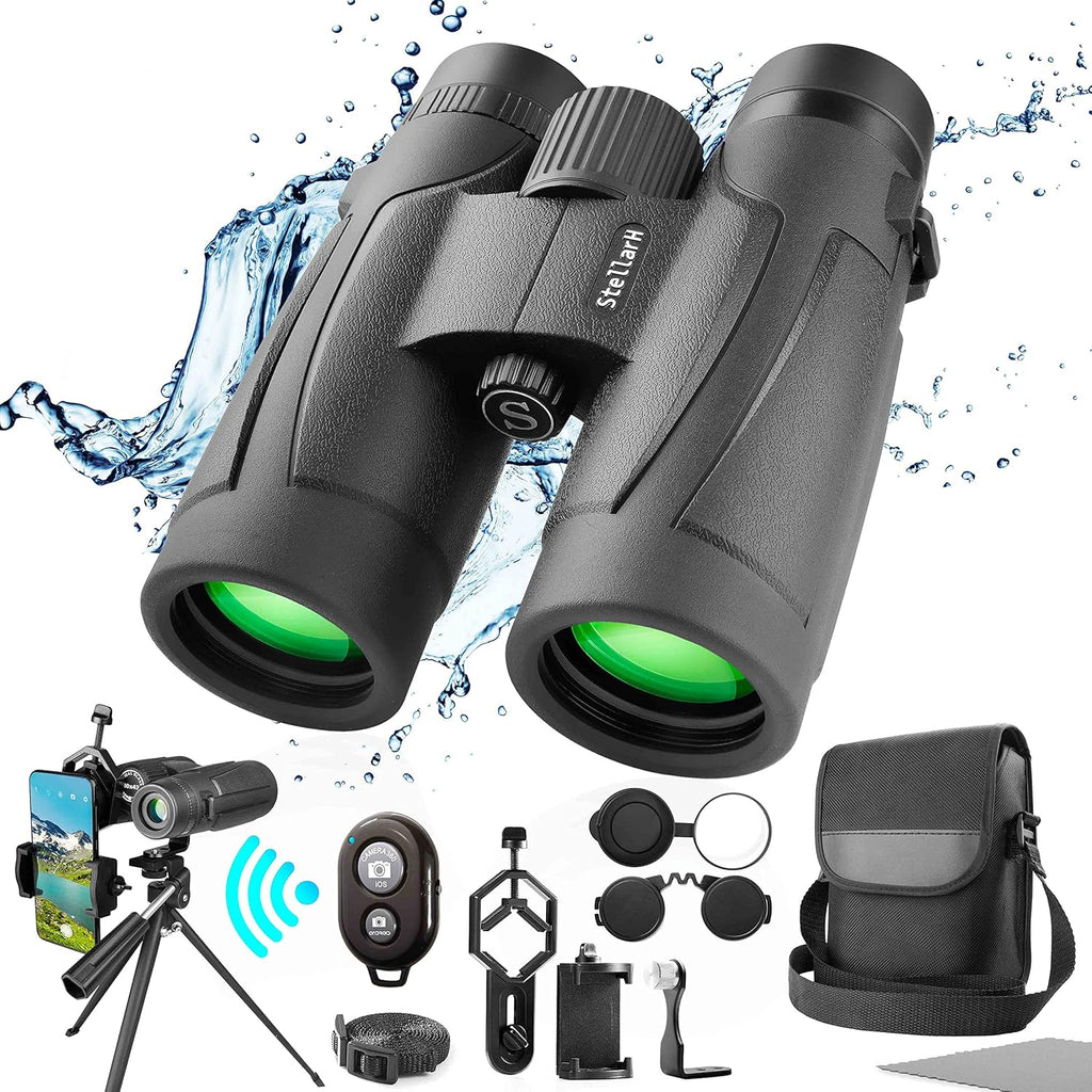 10x42 Waterproof Binoculars with Tripod and Carrying Bag G479