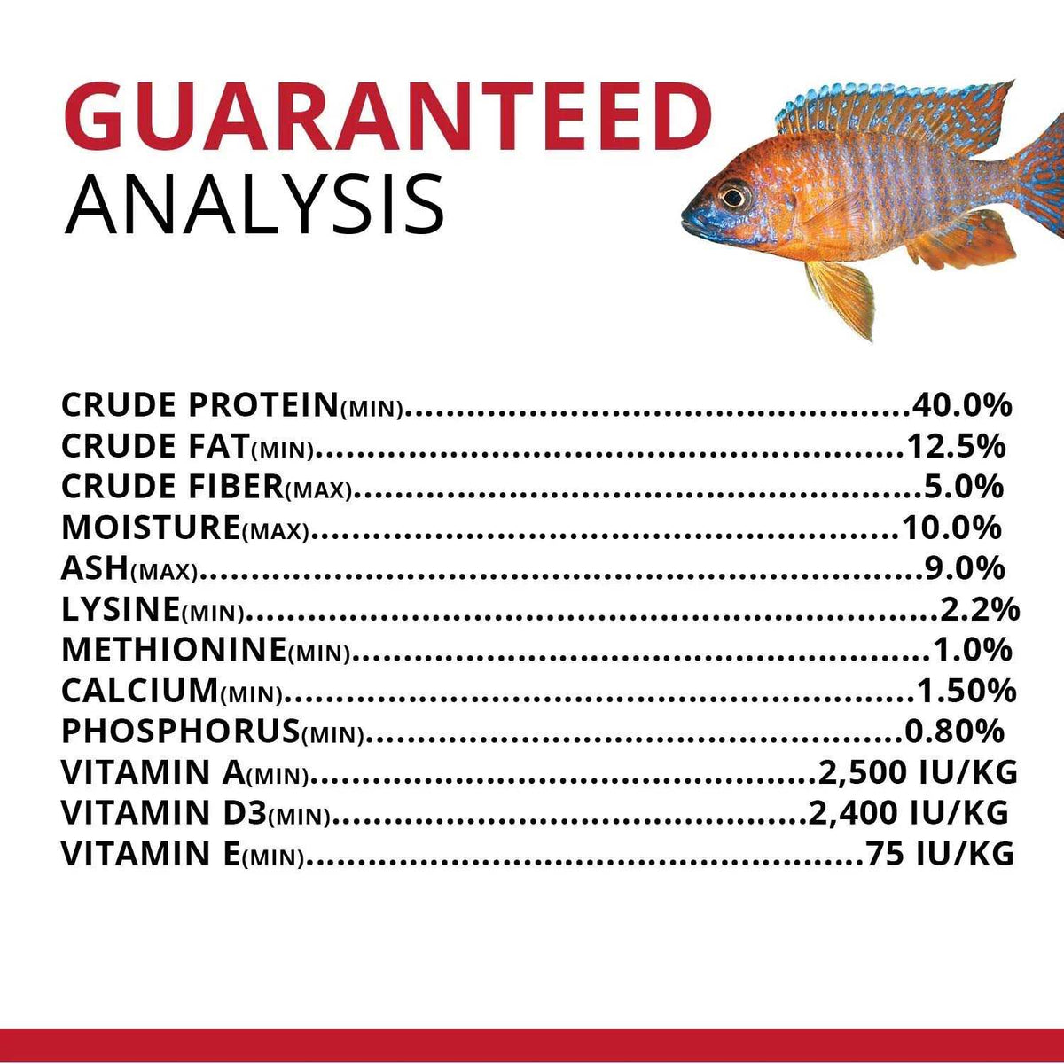 Cichlid Fish Food F318