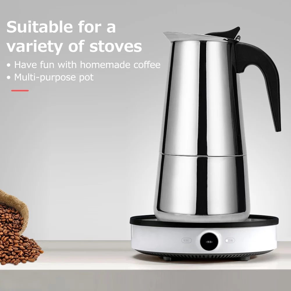 Stainless Steel Electric Coffee Maker J728