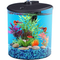 1.5-Gallon Fish Tank with LED Lighting and Power Filter Q2490
