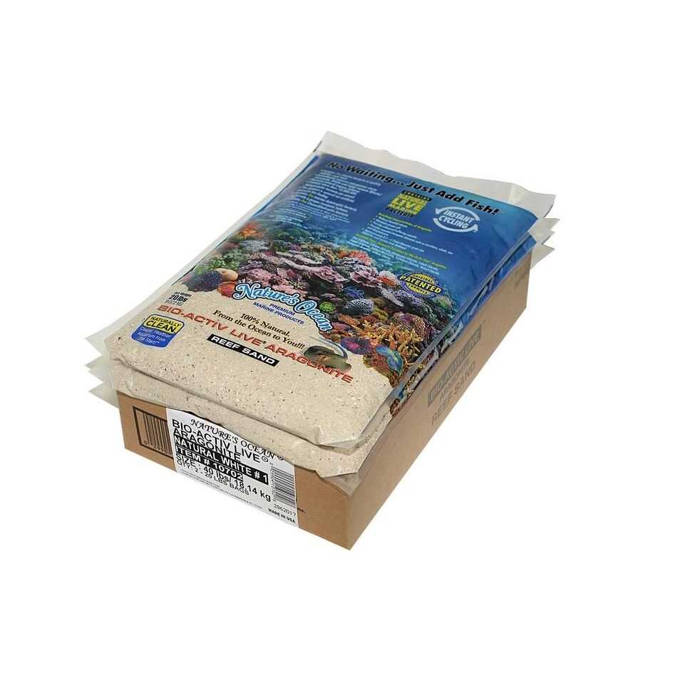 Live Aragonite Saltwater Aquarium Sand Z855967