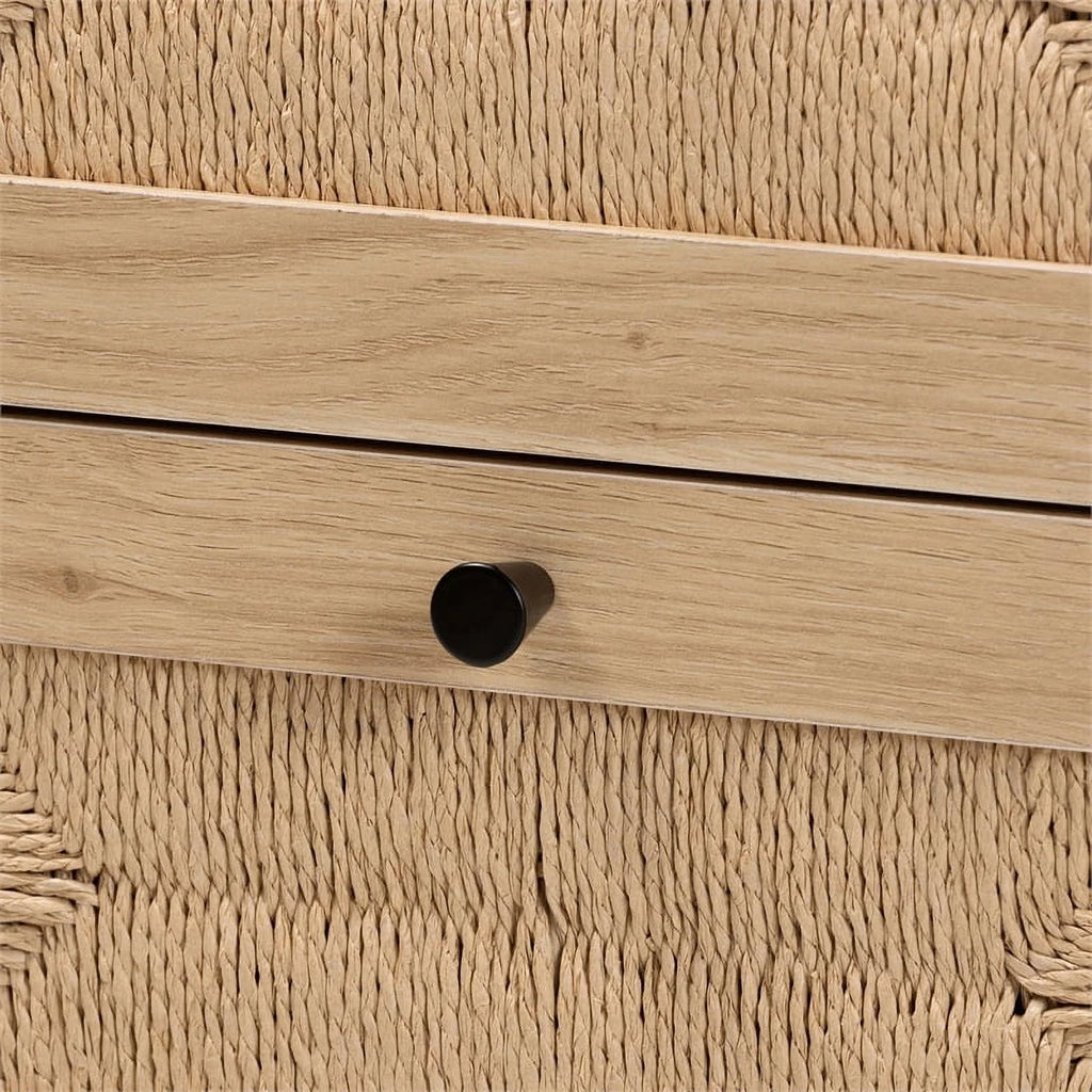 2-Drawer Mid-Century Wood End Table K599