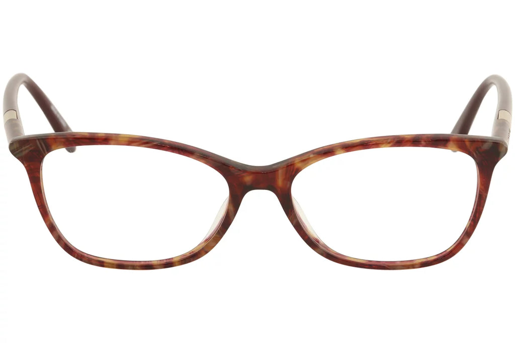 Women's Striped Red Optical Eyeglasses 54mm E235915
