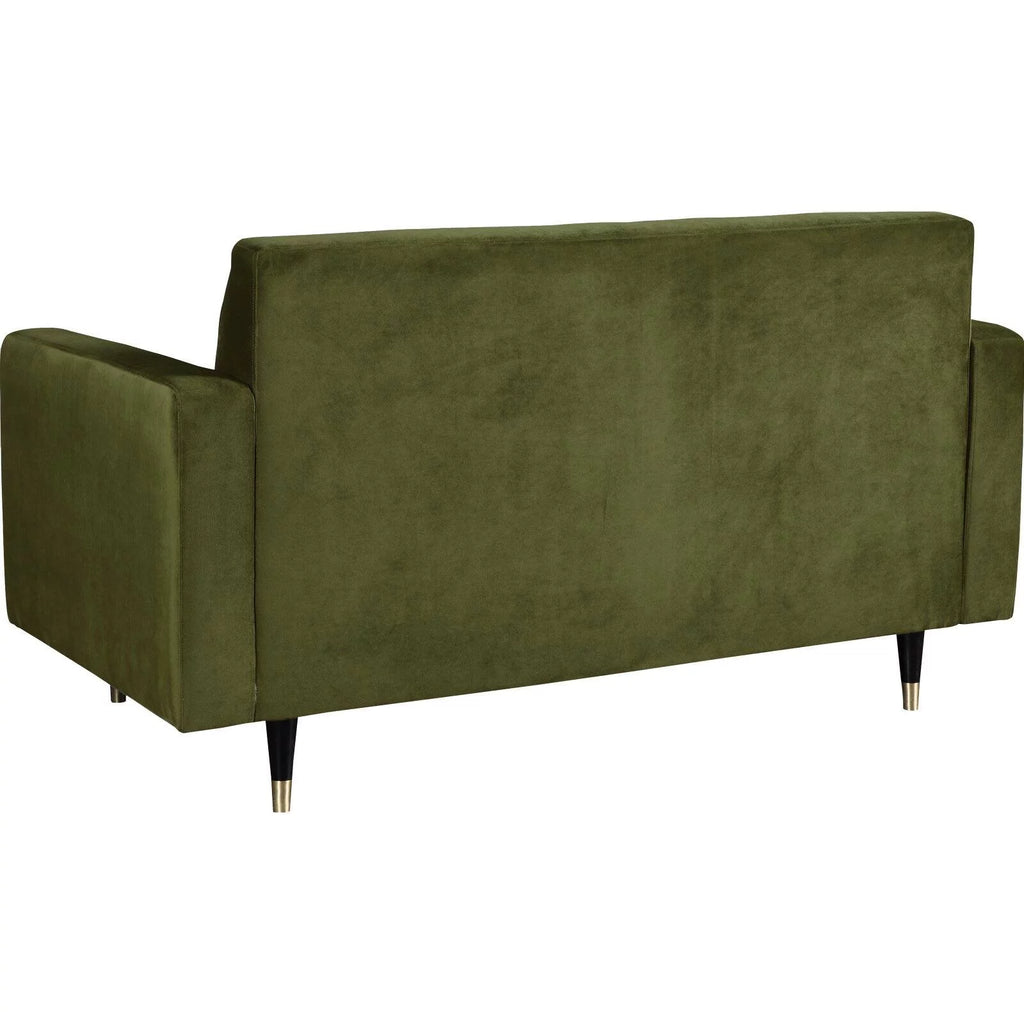 Gray Velvet Loveseat W60274