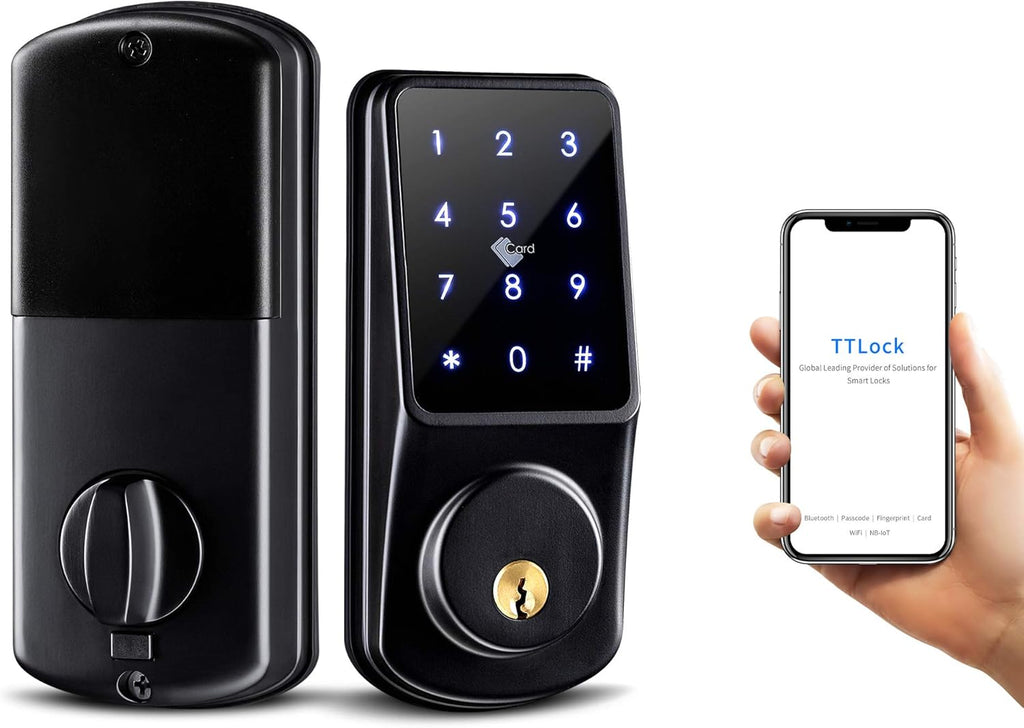 Smart Lock Keyless Entry Deadbolt Door Lock with Keypad I726938