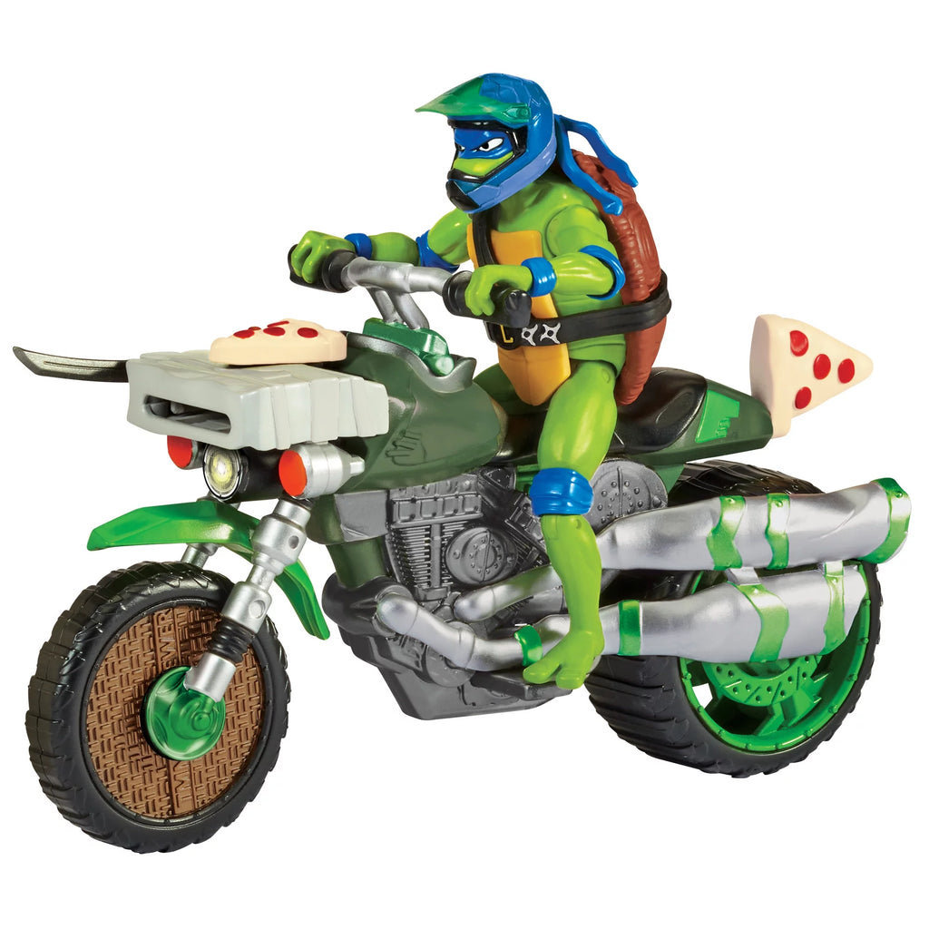Ninja Kick Cycle with Leonardo Figure E9418
