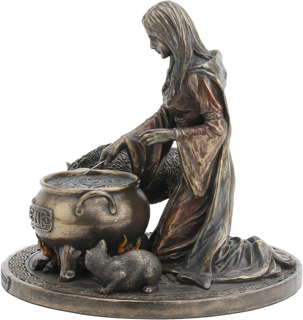 6.25 Tall Cold Cast Resin Antique Bronze Finish Statue Figurine U829722