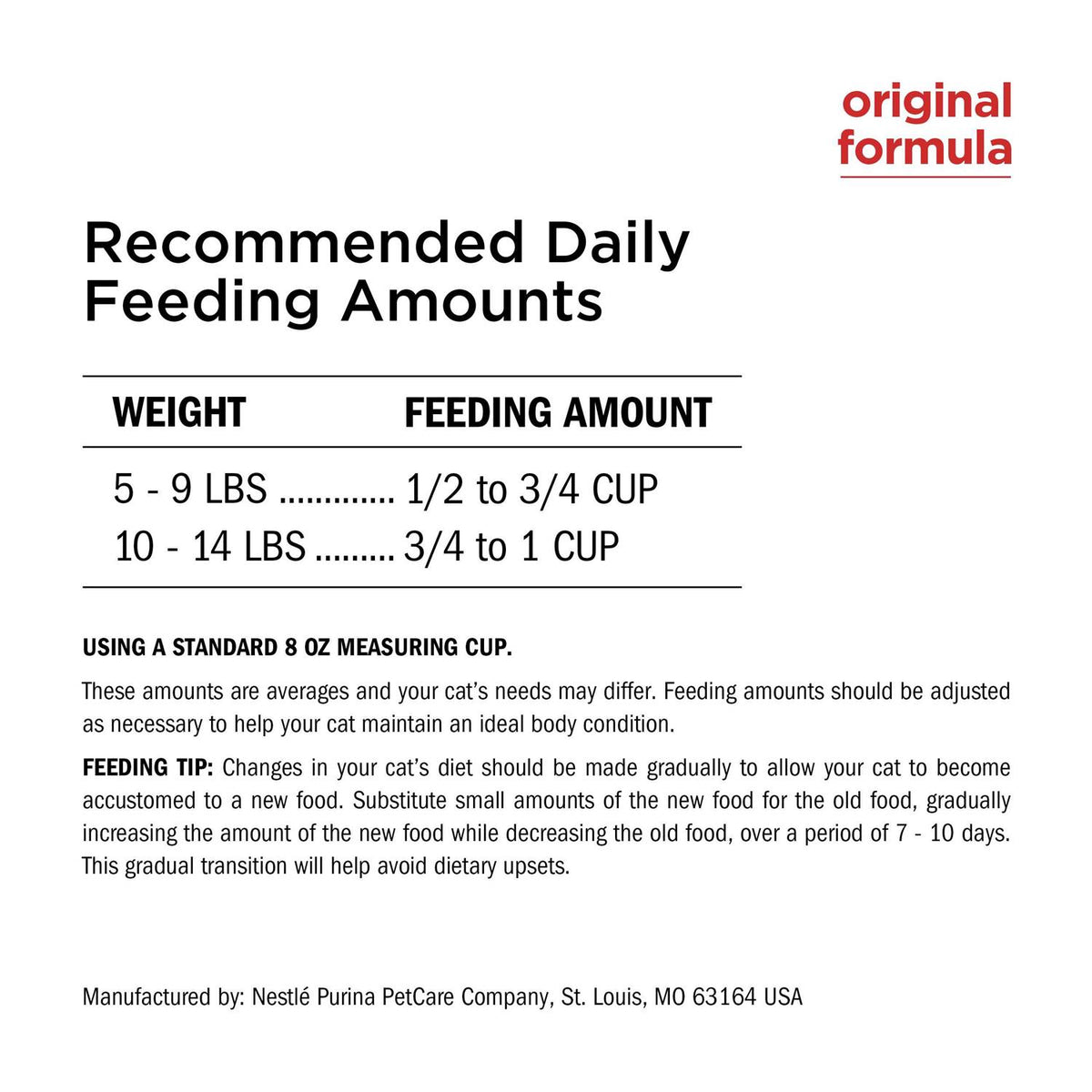 Naturals Original Dry Cat Food M483271