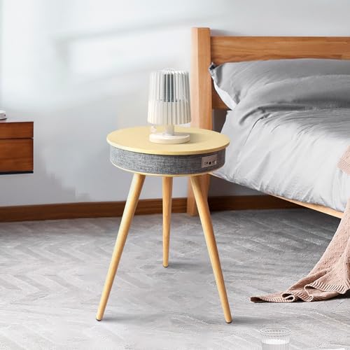 Smart End Table with Charging Station and Bluetooth Speaker G91242