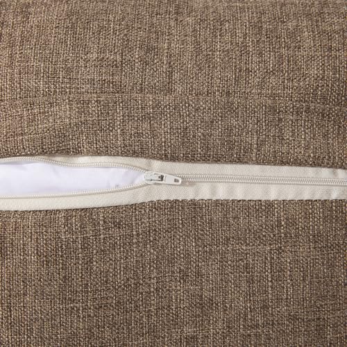Set of 2 Cool Grey Pillow Covers 18 x 18 Inches with Coconut Buttons F854899