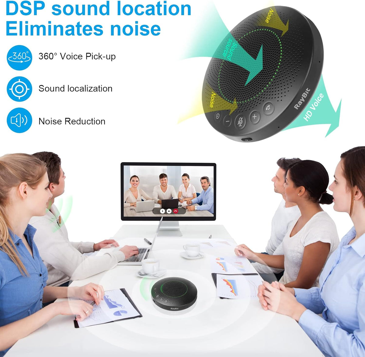 Bluetooth Speakerphone with Microphone N891
