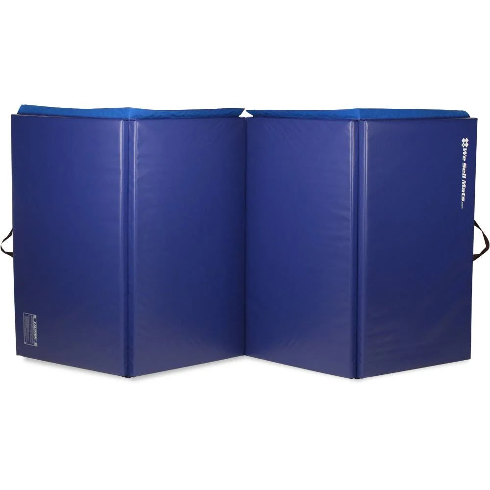 Blue Folding Fitness Exercise Mat L545697