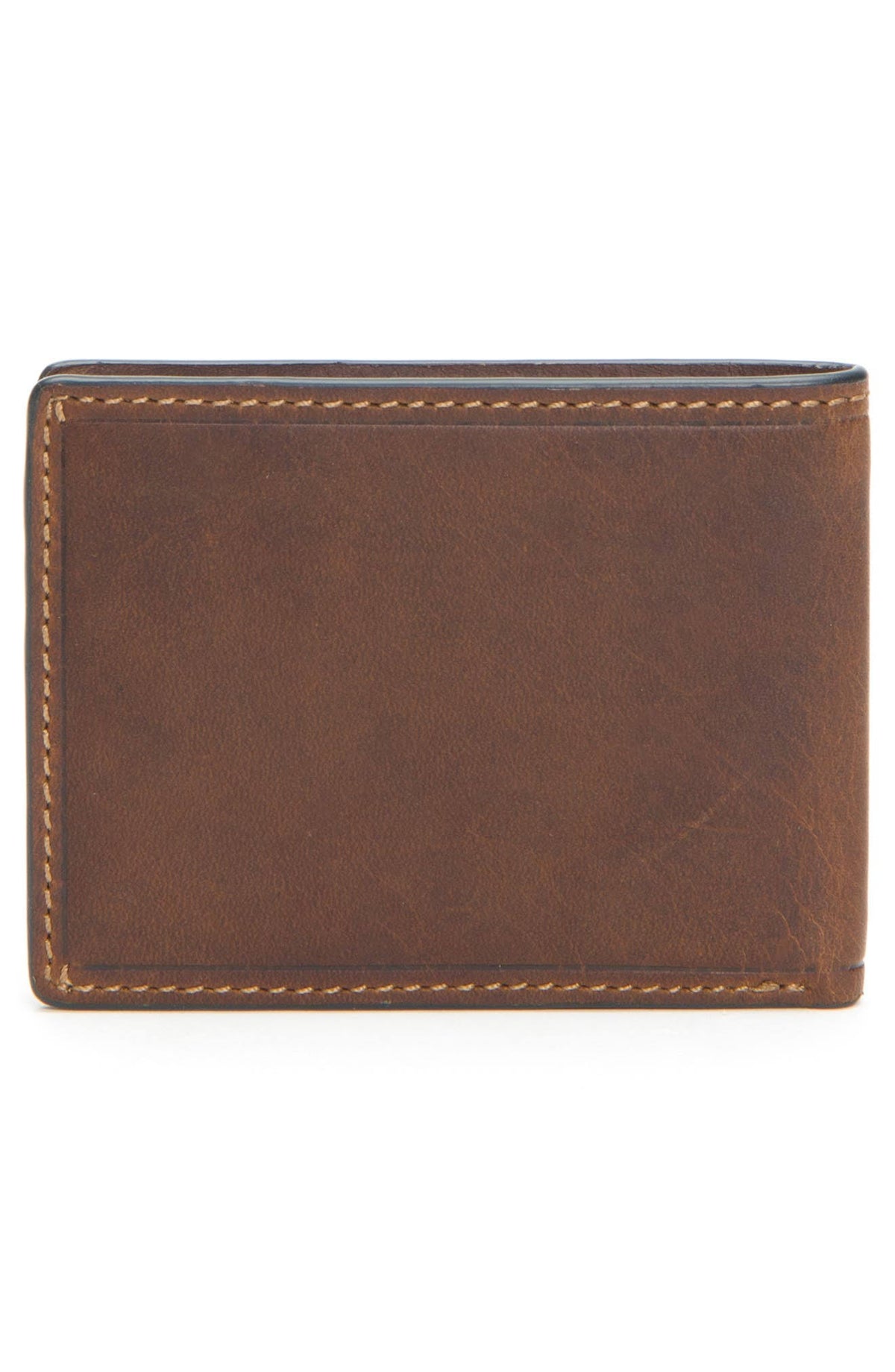 Dark Brown Leather ID Billfold T992395