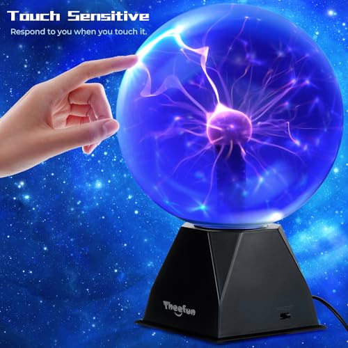 8 Inch Plasma Globe Touch & Sound Sensitive Lamp R9382